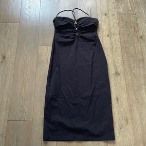 Zara Black Midi Dress - Reposhed from Remi Bader’s Closet 🍒